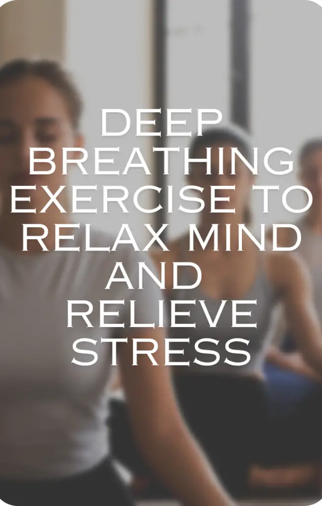 stress management through deep breathing