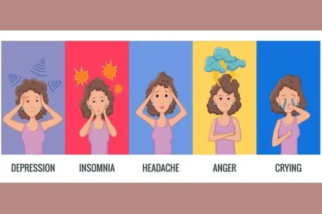 symptoms of stress in women